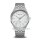 Bering Herrenuhr Titan grau gebürstet flaches Saphirglas Leuchtzeiger Datum 10 ATM 16141-704