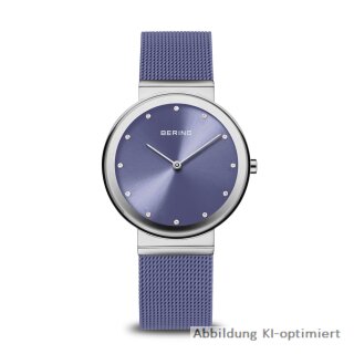 Being Damenuhr Classic Stahl Meshband Lavendel 10135-908