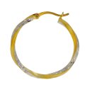 💎 Teilvergoldete Bügelcreolen aus Sterlingsilber 30...