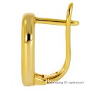 💛 Vergoldete Scharniercreolen Silber 925 – Modernes...