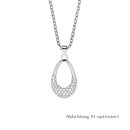 Bering Kette + Anhänger Edelstahl Kristall oval 45+5cm 457-17-500