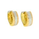 Scharniercreolen 333 Gold – poliert &...