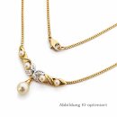 Exklusives 585 Gold-Collier mit...