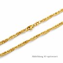 Singapurkette aus 333 Gold – poliert, 45 cm –...