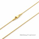 Feine Schlangenkette aus 585 Gold – 45 cm, ca. 0,75...