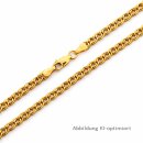 Doppelpanzerkette aus 585 Gelbgold –...