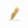 Gleiter Anhänger aus 333 Gelbgold mit Zirkonia – poliert, 15 × 3 mm