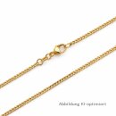Flachpanzerkette aus 333 Gelbgold – 62 cm, ca. 1,7...