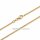 Flachpanzerkette aus 333 Gelbgold – 62 cm, ca. 1,7 mm breit