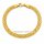 Dreireihiges Panzerarmband aus 585 Gelbgold – massiv & zeitlos elegant 21,5cm