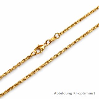 Ankerkette 1,7mm aus 333 Gelbgold – poliert – 50 cm