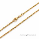 Ankerkette 1,7mm aus 333 Gelbgold – poliert –...