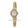 Regent Damenuhr Gliedermetallband Edelstahl IP-goldfarben Glanz 3 Bar F-1670