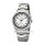 Regent Herrenuhr Metallband Gehäuse Stahl weißes Ziffernblatt mit Leuchfunktion Sekundenzeiger 5 Bar - F-1609