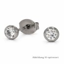 Titan Ohrstecker mit Zirkonia – Ø ca. 4 mm,...