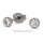 Titan Ohrstecker mit Zirkonia – Ø ca. 4 mm, poliert, klassischer Solitär-Stecker
