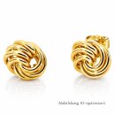 Ohrstecker Knoten 585 Gold poliert – elegante...