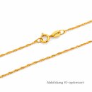 Singapurkette aus 333 Gelbgold – 44,5 cm feine...