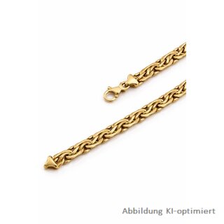 585 Gold Byzantinerarmband massiv – poliert, ca. 21,5 cm