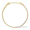 Silberarmband 925 vergoldet – feines Kugelarmband...