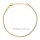 Silberarmband 925 vergoldet – feines Kugelarmband mit Verlängerungskette und Karabinerverschluss