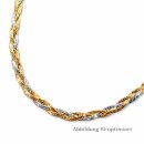 Bicolor Collier aus 925 Sterling Silber –...