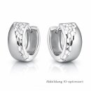 Klappcreolen aus 925 Sterling Silber rhodiniert –...