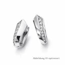 Elegante Klappcreolen aus 925 Sterling Silber rhodiniert...