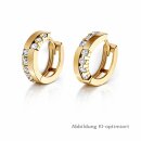 Creolen 333 Gold mit Zirkonia – facettierte...