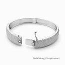 Silber Armreif 925 rhodiniert mit Zirkonia –...