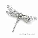 Libellen Brosche 925 Silber rhodiniert – filigrane...