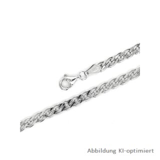 Armband Zwillingspanzer Doppelpanzer echt Silber 925 Glanz 19cm