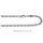 Fantasie Armband 925 Sterling Silber rhodiniert 19 cm – diamantiert, 3 mm breit