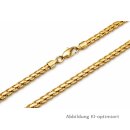585 Gelbgold Collier 50 cm – polierte Halskette...