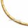 585 Gold Collier bicolor 50 cm – mattiertes Gelbgold mit polierten weißgoldfarbenen Akzenten