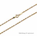 Zweifarbige Singapurkette aus 585 Gold 45 cm –...