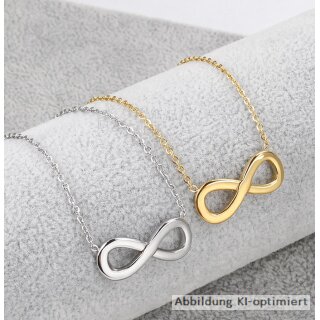 Edelstahl Infinity Kette – Zeitlose Halskette mit Unendlichkeitsanhänger