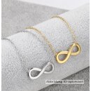 Edelstahl Infinity Kette – Zeitlose Halskette mit...