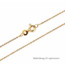 Zarte Ankerkette aus 333 Gelbgold 50 cm – Feine...