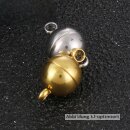 Edelstahl Magnetschließe Kugel 6 mm poliert –...