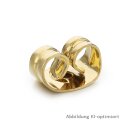 1 Paar Edelstahl Ohrmuttern poliert 4 x 6 mm – Ohrstecker-Verschlüsse