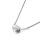 Edelstahl Kette mit Herzanhänger 45 cm – polierte Halskette mit Bolo-Schiebeverschluss