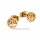 Ohrstecker Lebensbaum aus poliertem Edelstahl goldfarbig PVD – ca. 7 mm