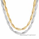 Geflochtene Edelstahlkette 6 mm – Polierte...