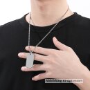 Gravierbarer Edelstahl Dog-Tag Anhänger mit...