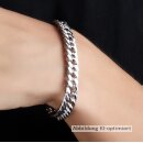Massives Edelstahl Panzerarmband 20,5 cm –...