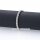 Poliertes Edelstahlarmband in Zopfketten-Optik, ca. 4,8 mm rund 20cm