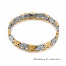 Edelstahlarmband zweifarbig Gold/Silber –...