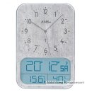 AMS F5891M Wanduhr mit Analoganzeige, Digitaldisplay,...