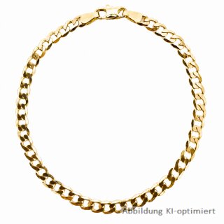Armband Gold 333 Gelbgold – poliertes Panzerarmband ca. 19 cm